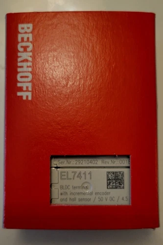 EL7411 EtherCAT Terminal, 1-channel motion interface, BLDC motor, 48 V DC W/ENC 