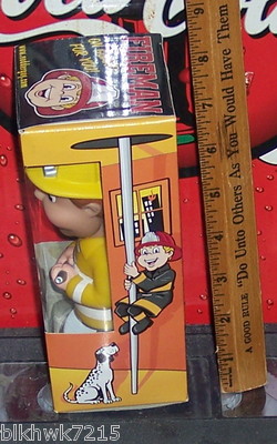 【FUNKO NIDDLE NODDLE】 FIREMAN FUNKO NIDDLE NODDLE FIREMAN WACKY WOBBBLER BOBBLE HEAD