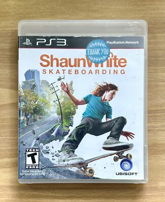 PS3 ~ Shaun White: Skateboarding ~ UBISOFT ~ T ~ 1+ Players ~ 2010 ~ !L  K!