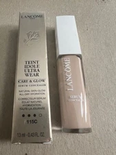 Lancome Teint Idole Ultra Wear Care & Glow Serum Concealer 115C 0.43oz NIB Fr Sh