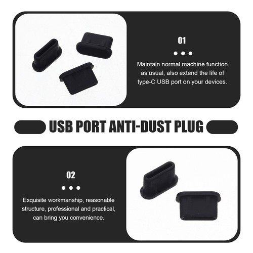 30 Pcs USB Write Blocker Type-C Dust Plug Charging Port Cap - 第 8/12 張圖片