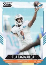 Tua Tagovailoa 2021 Panini Score Base Card #28 Miami Dolphins A-13