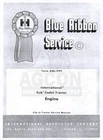 Cub Cadet Original 1961-1963 Engine Service Manual IH