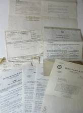 lot 1930's Standard Oil Company contracts letters bills Booton New Jersey NJ