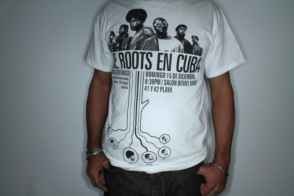 The Roots in Cuba Limited Edition Tee with Free Promo CD! Brand New. - Image 4 of 4