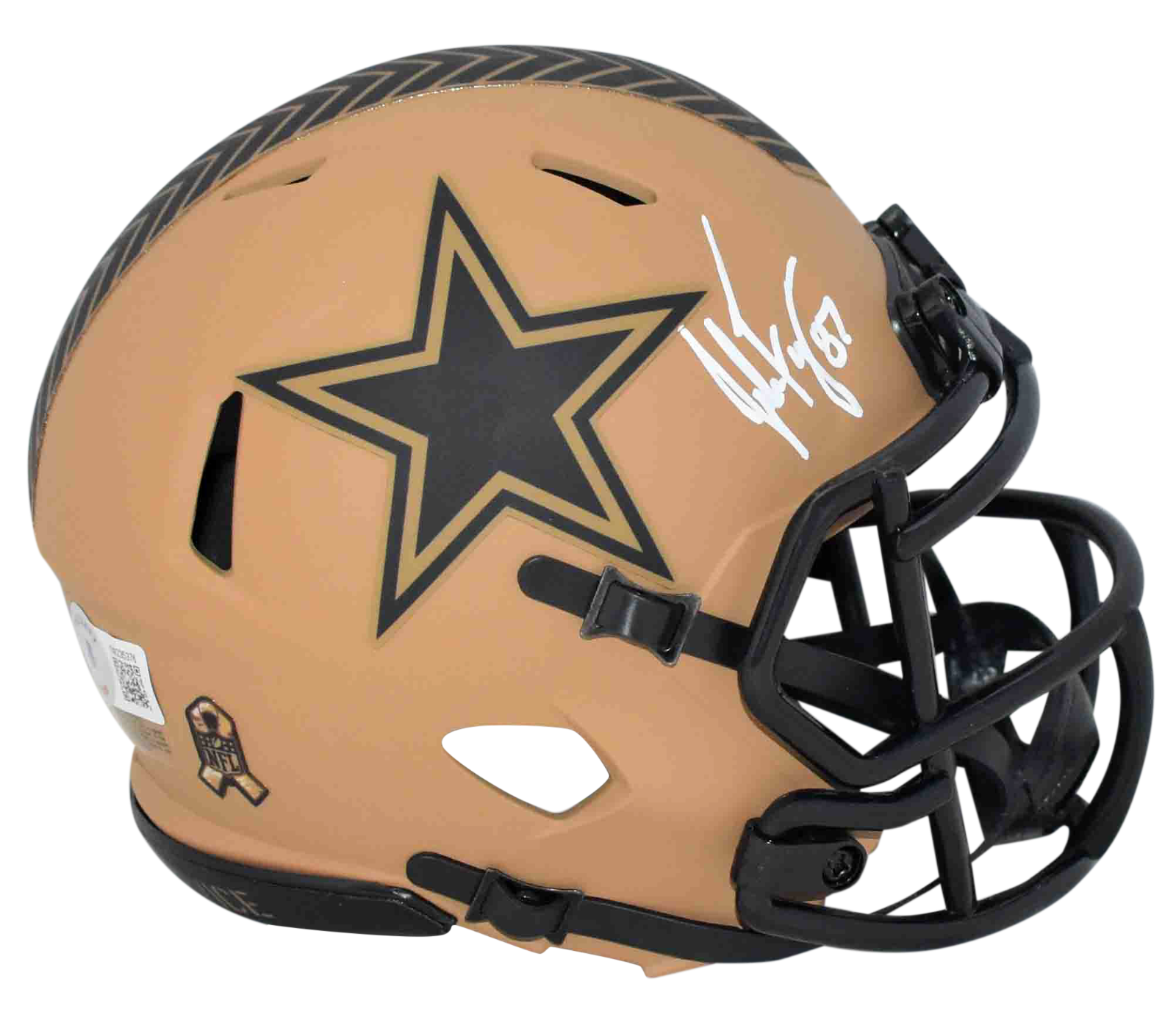 JAKE FERGUSON SIGNED DALLAS COWBOYS 2023 SALUTE TO SERVICE MINI HELMET ...