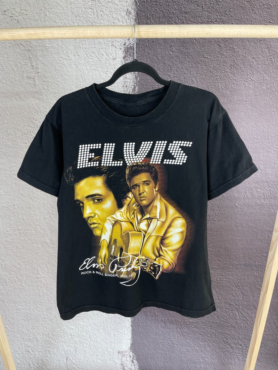 トップス Elvis Presley design poly shirt Amazon.com: Elvis Presley Official Retro Short Sleeve T