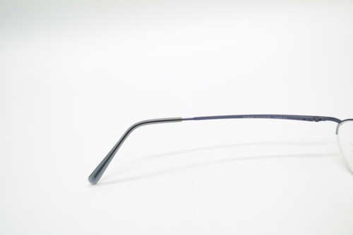 Vintage Charmant CH8515 Titanium Blue Half Rim Glasses Frame NOS - Picture 5 of 6
