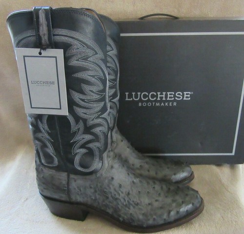 Full Quill Ostrich Boots Shoes 