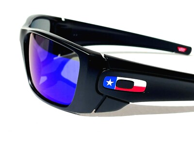 NEW Oakley Fuel Cell TEXAS FLAG POLARIZED Galaxy Blue Sunglass