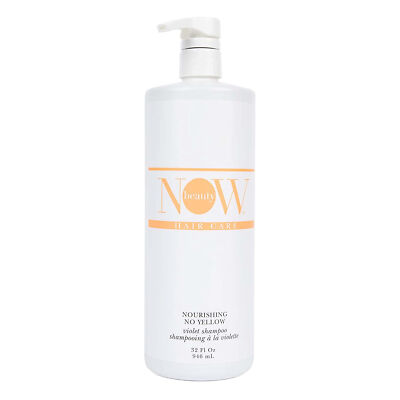 No Yellow Shampoo by Now Beauty for Unisex - 32 oz Shampoo
