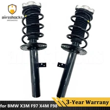 Pair Fit BMW X3M F97 X4M F98 2020-2022 Front Shock Absorber Struts Assys w/ VDC