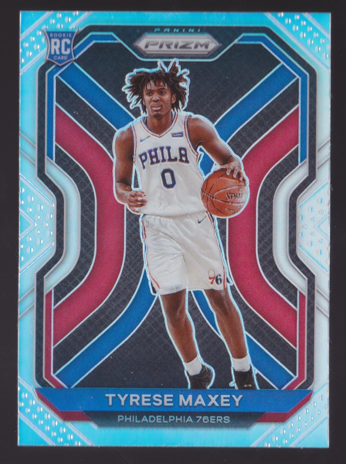 TYRESE MAXEY | 2020-21 Panini Prizm SILVER HOLO RC Rookie | 76ers