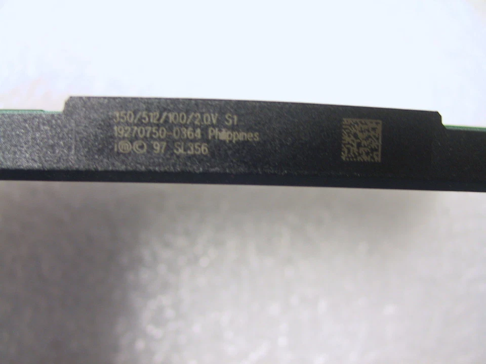 Vintage & New Intel Pentium II 350 MHz/100/512/2.0V Slot1 80523PY350512PE SL356 - Image 2 of 3