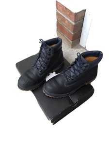 mens navy timberland boots