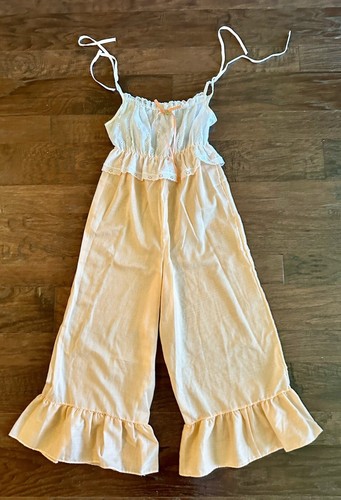 Girls 10y vintage ISAACSON CARRICO pajama romper. VVGUC