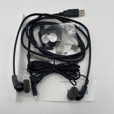 Philips LFH334 USB-Headset für Diktiergerät schwarz