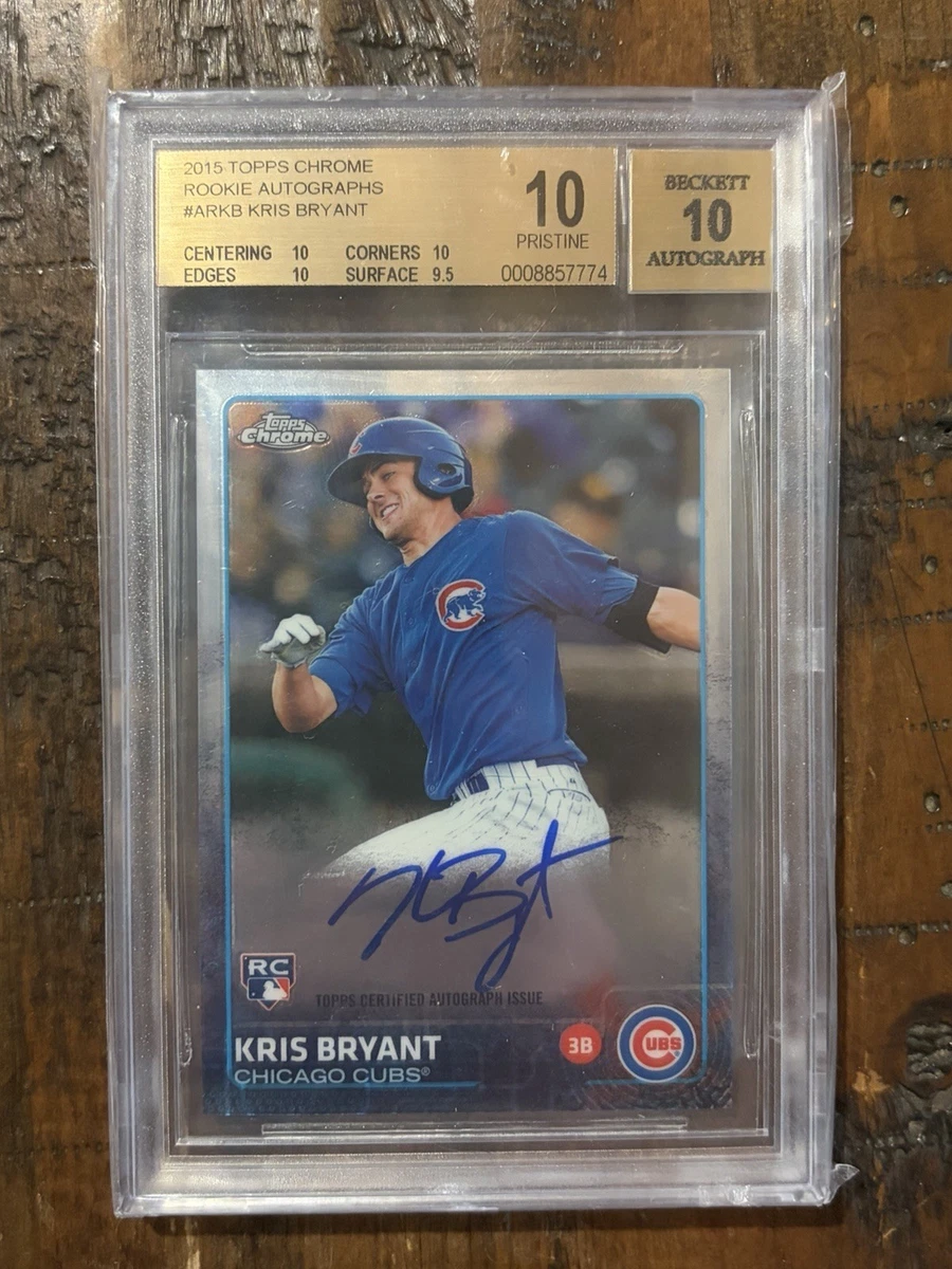 Kris Bryant 10 Graded Baseball Sports Trading Cards & Accessories