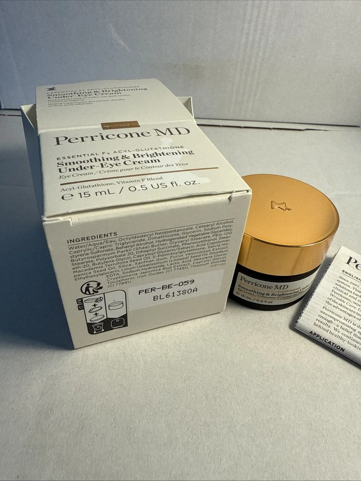 Perricone MD разглаживающий осветляющий крем под глаза 0,5 унц полный размер новый в коробке - Изображение 2 из 3