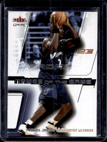 2002-03 Fleer Genuine Michael Jordan Names of the Game #NG 7 Wizards