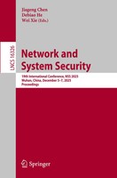 Network And System Security | Jiageng Chen (U. A.) | Taschenbuch | Xiii | 2026