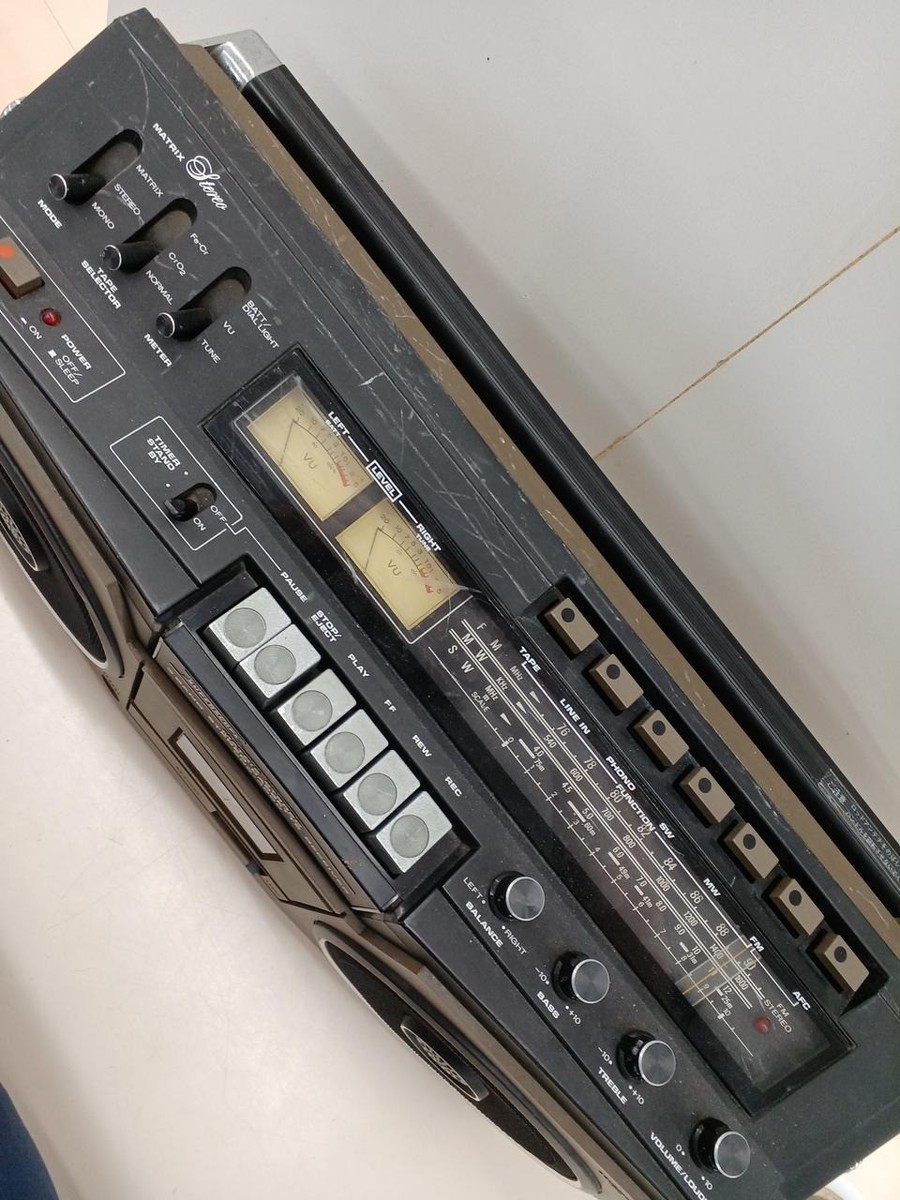 As IS] Marantz CRS-4000 SUPERSCOPE 2-Band Stereo Cassette Receiver