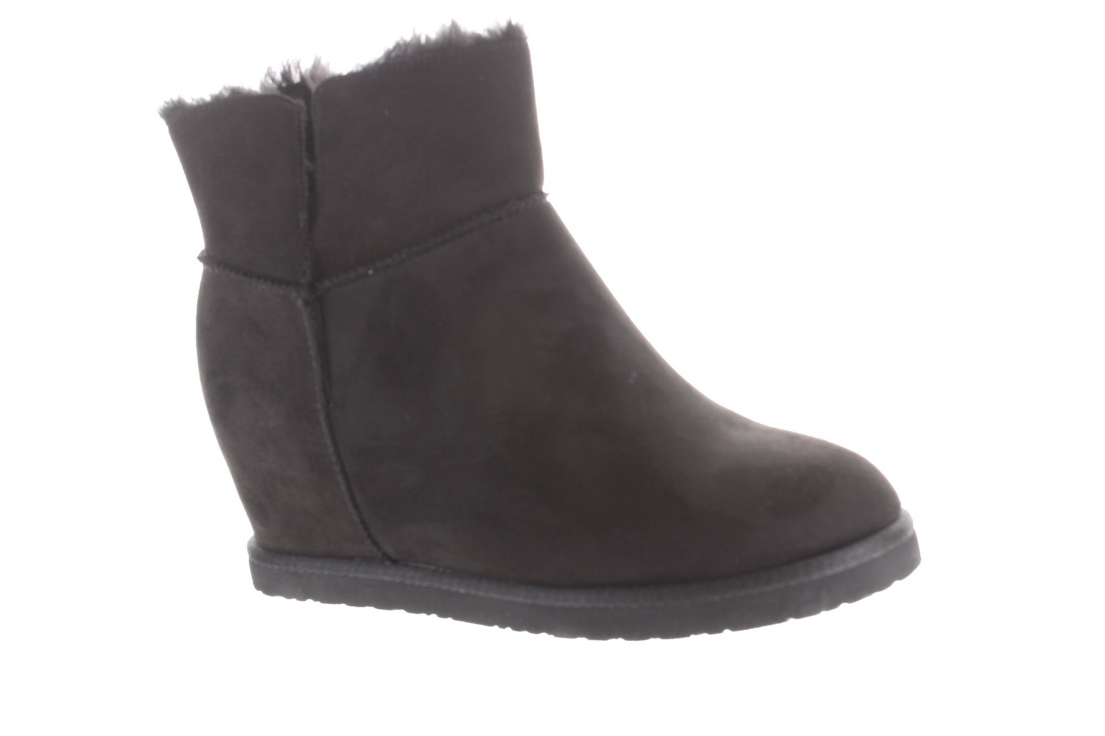 BC Shootwear Женские замшевые ботильоны черного цвета с V-образным вырезом, размер 8,5