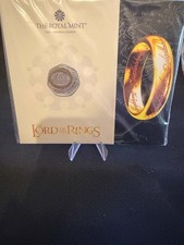 2026 The Lord of the Rings 50p Fifty Pence Coin BU Royal Mint Pack colour
