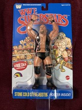 Mattel WWE Superstars LJN Series 2 Stone Cold Steve Austin Retro Figure In Hand