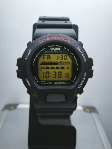 Vintage Casio G Shock DW-6600-1V ELECTRO LUMINESCENCE 1199 Mod (1994) SUPER RARE