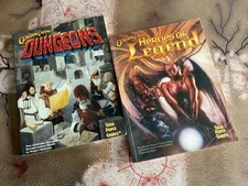 Task Force Games rpg lot Central Casting: DUNGEONS, Heroes of Legend PB Fantasy