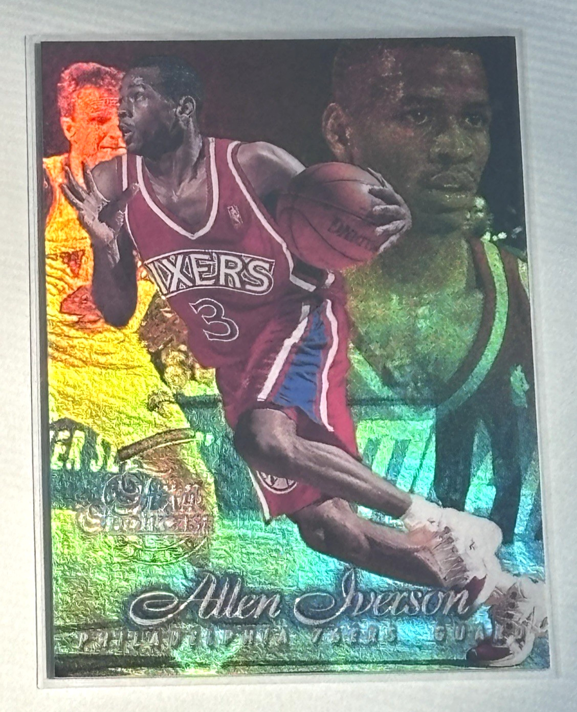 🔥🏀🔥 1996-97 Flair Showcase - Allen Iverson #3 Row 1 (RC)