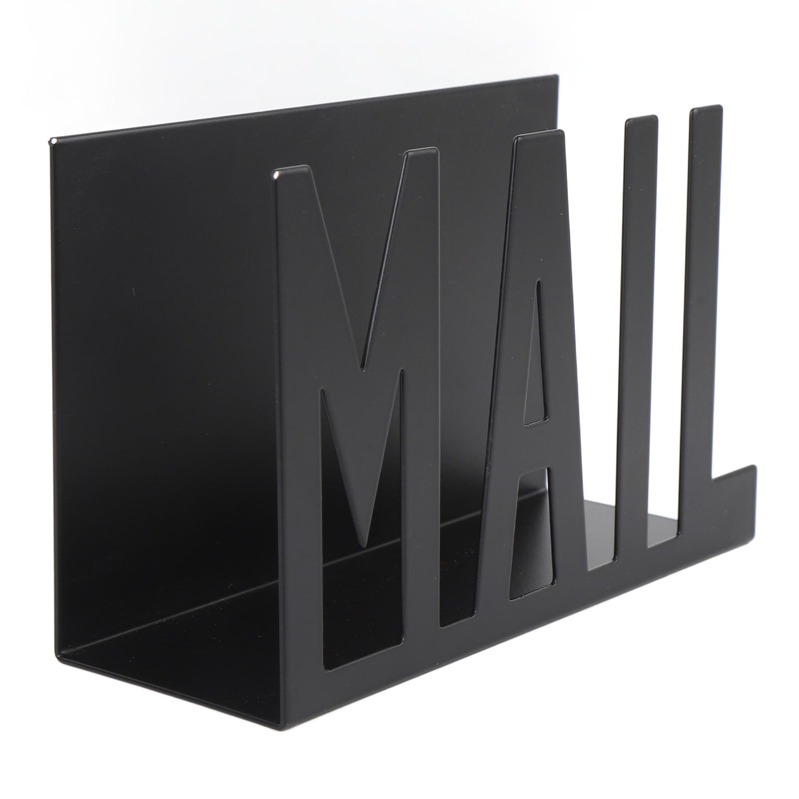 Mail Organizer Metal Stylish Hollow Design Desktop Mail Holder For Bills Letters