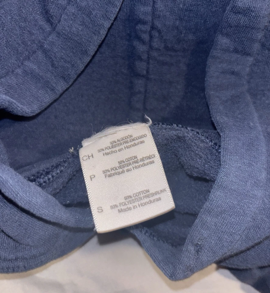 University of Michigan Wolverines Volleyball Pullover Hoodie Men’s Small Blue - Image 3 of 4