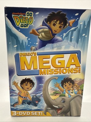 Go Diego Go!: Diego's Mega Missions! 3 DVD Set Arctic, Moonlight