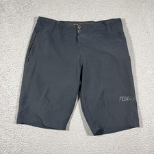 Fox Racing Altitude Shorts Mens 36 Black Flat Front Adjustable Waist Polyester