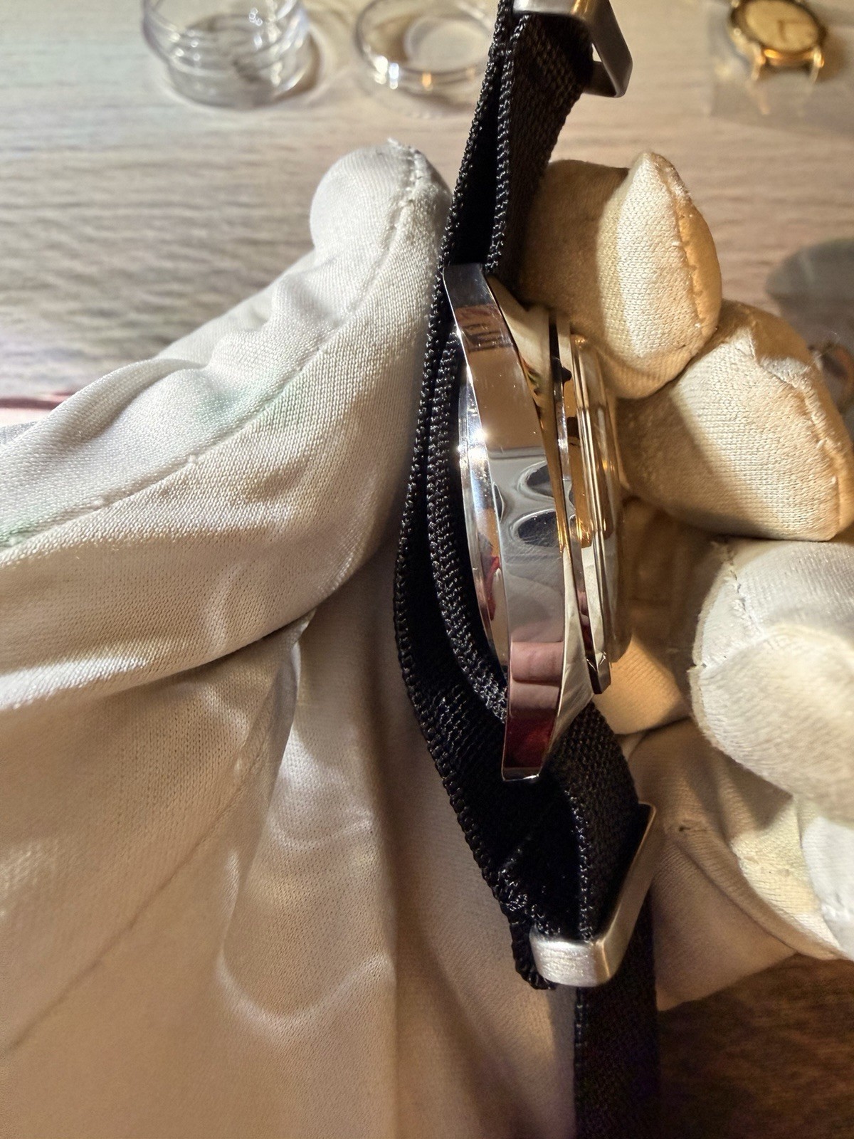 75’ VINTAGE  ACCUTRON ASTRONAUT  MARK  2 BLUE DIAL . Serviced