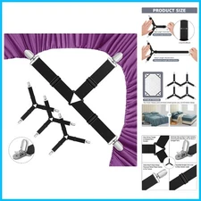 Luxury Fitted Sheet Holders – Heavy Duty Straps & Clips for Ultimate Stability