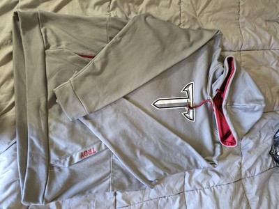 Colosseum Athletics Troy Trojans Pullover Hoodie Men's Size Xl Gray NWOT