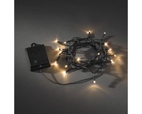 LED Lichterkette Konstsmide 3,9 M 40 Leds Lichtfarbe Bernstein Batteriebetrieben