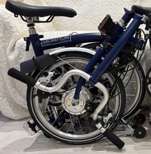 Brompton H6R C Line 6 Speed Folding NANO electric assist bicycle - Hardly Used