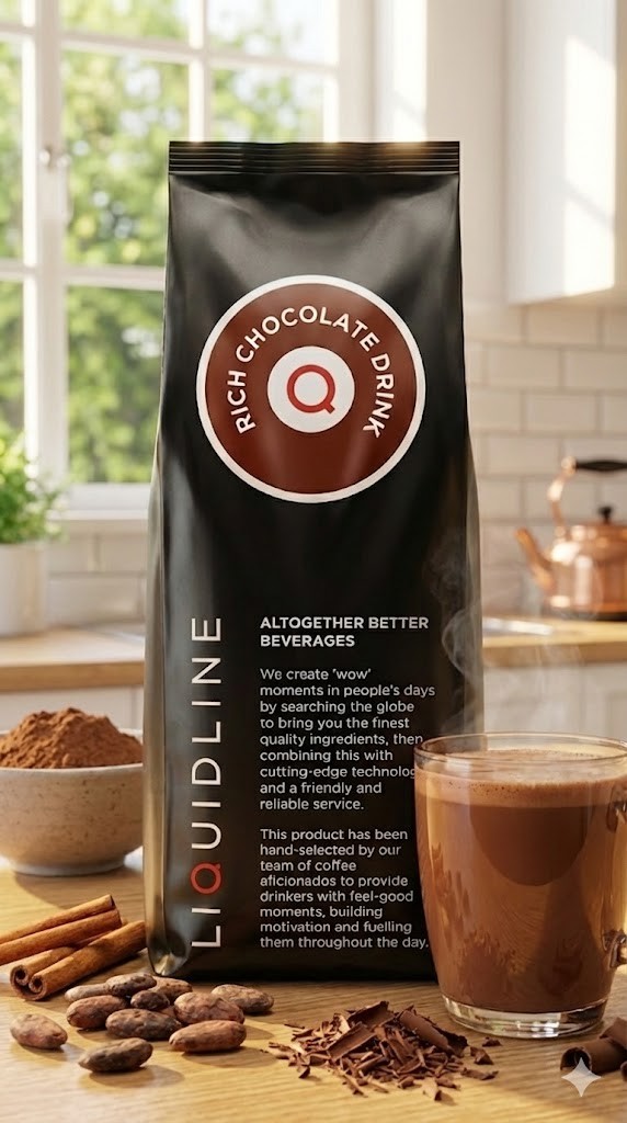 Premium Hot Chocolate Powder 1kg Instant Cocoa Mix Vending Machine Bean to Cup