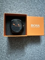Hugo Boss Men's Stainless Steel Black And Orange Waterproof Mint No Battery