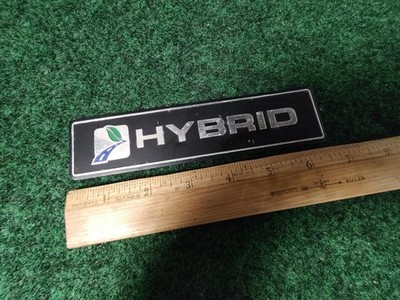 HYBRID Tin Like Name Plate EMBLEM BADGE Logo Sign OEM 6S5