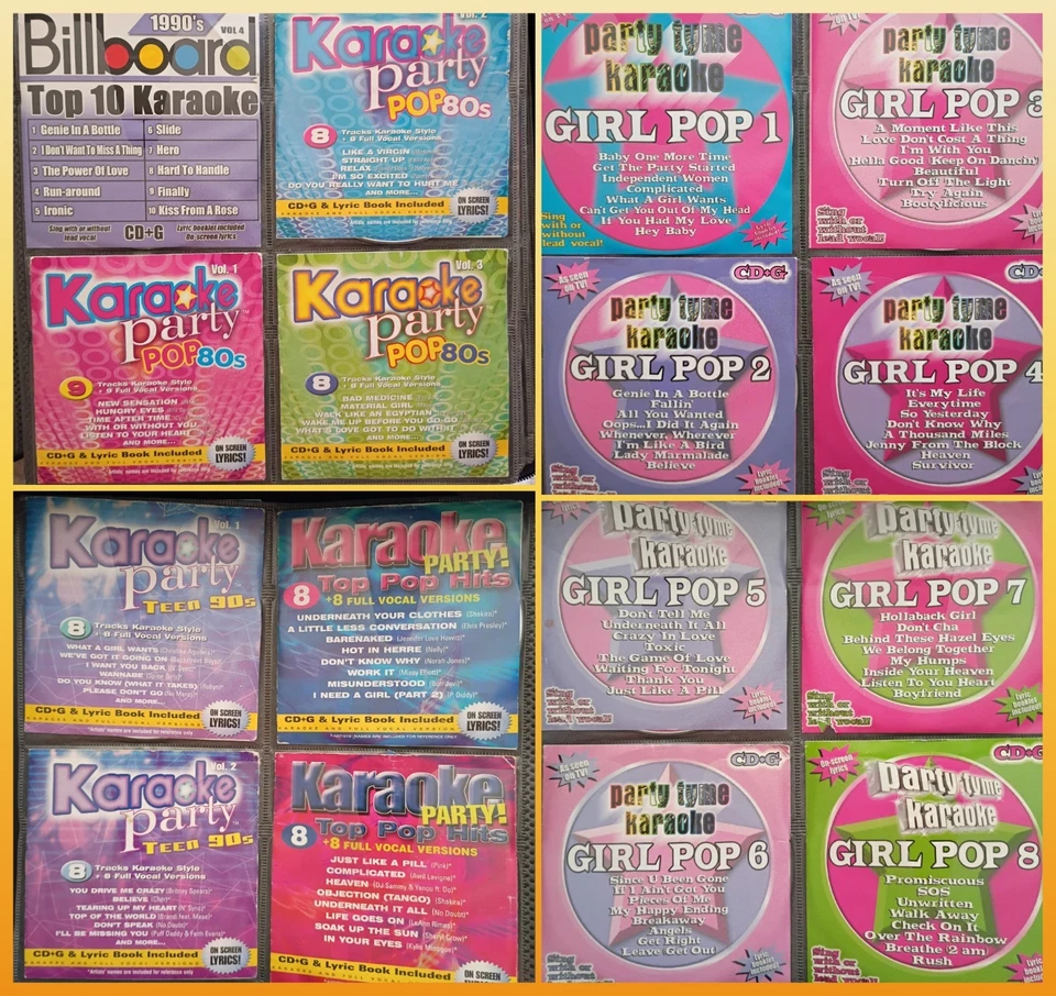 1263 Songs On 120 CDG's GREAT XMAS GIFT!! KARAOKE MACHINE & WALLET & DIRECTORY  - Image 2 of 4