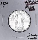 1929-S BRILLIANT UNCIRCULATED!  FULL HEAD! U.S. STANDING LIBERTY QUARTER. WOW!