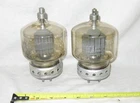 2 Old Vintage RCA 4-400A Eimac Vacuum Tube Amplifier Transmitter Radio Vacuum