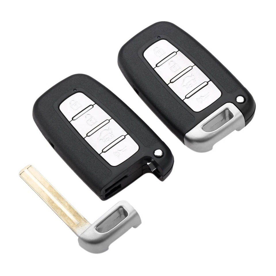 Llavero remoto 2 piezas 4 botones 433 MHz SY5HMFNA04 apto para HYUNDAI SANTA FE 2010-2012 Foto 4 de 4