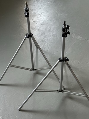 2 Hensel, Manfrotto, Multiblitz,  Stative Silber