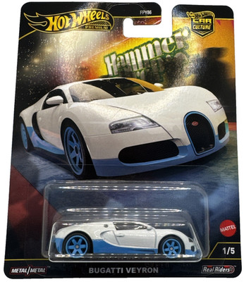 Hot Wheels Premium Bugatti Veyron White FPY86 Hammer Drops No 1/5 Neu ungeöffnet